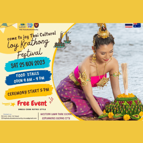 Thai Cultural Loy Krathong Festival 2023 Au